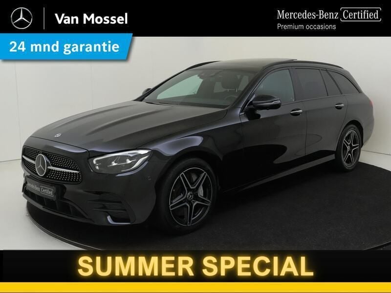 Zwart Gebruikt 2023 Mercedes E300 AMG line Stationwagen | € 49.945 (Eerlijke prijs) - Afbeelding 1/4