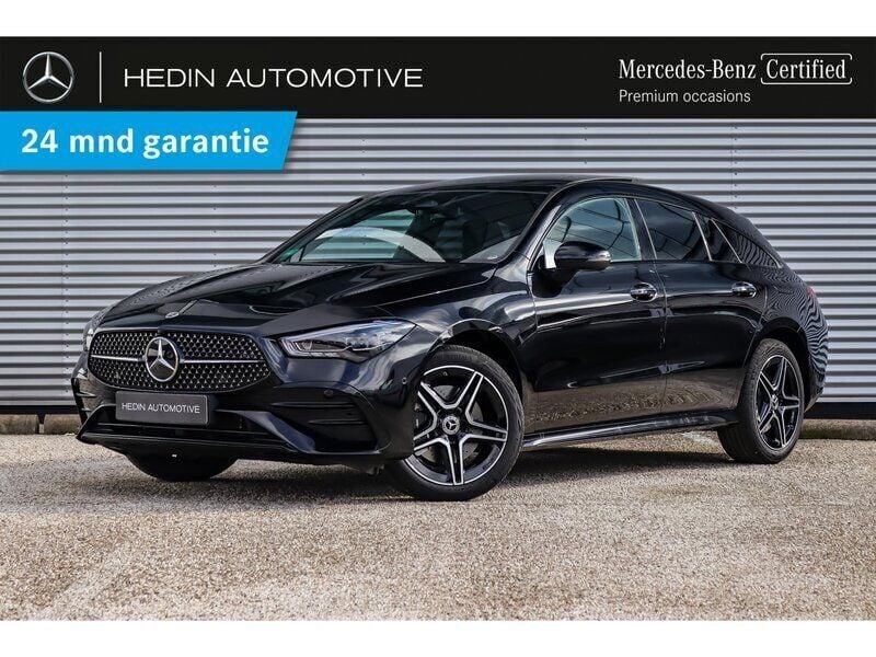 Zwart Gebruikt 2024 Mercedes CLA250 Shooting Brake AMG line Stationwagen | € 41.490 (Eerlijke prijs) - Afbeelding 1/3