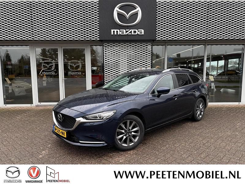 Blauw Gebruikt 2021 Mazda 6 Stationwagen | € 24.895 (Goede deal) - Afbeelding 1/4