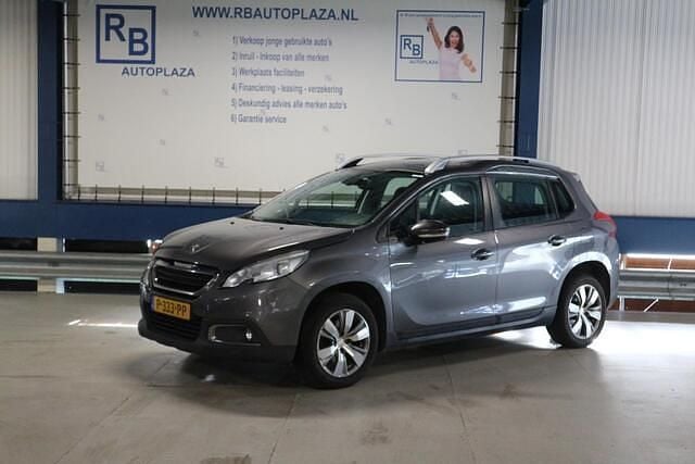Grijs Gebruikt 2015 Peugeot 2008 Allure SUV | € 4.950 (Super prijs) - Afbeelding 1/4