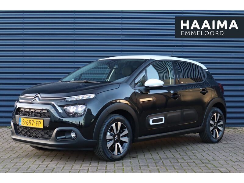 Zwart Gebruikt 2022 Citroën C3 Feel Hatchback | € 19.950 (Duur) - Afbeelding 1/4
