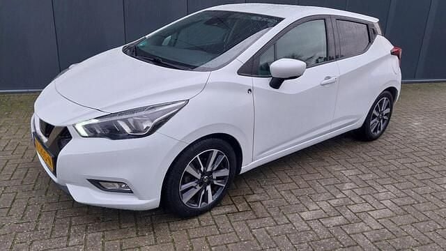 Wit Gebruikt 2017 Nissan Micra N-Connecta Hatchback | € 9.850 (Eerlijke prijs) - Afbeelding 1/4