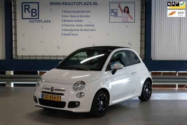 Wit, metallic lak Gebruikt 2015 Fiat 500C Cabriolet | € 4.950 (Goede deal) - Afbeelding 1/4