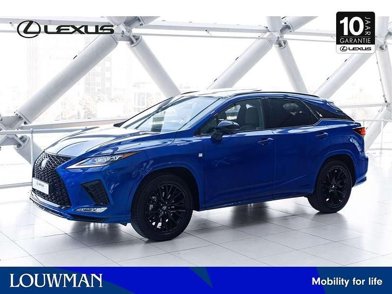 Saphire blue (blauw metallic) Occasion 2022 Lexus RX450h Sport Line SUV | € 54.995 (Eerlijke prijs) - Afbeelding 1/3