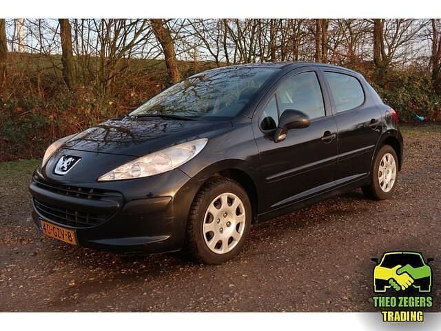 Zwart Gebruikt 2008 Peugeot 207 Hatchback | € 2.477 (Eerlijke prijs) - Afbeelding 1/4