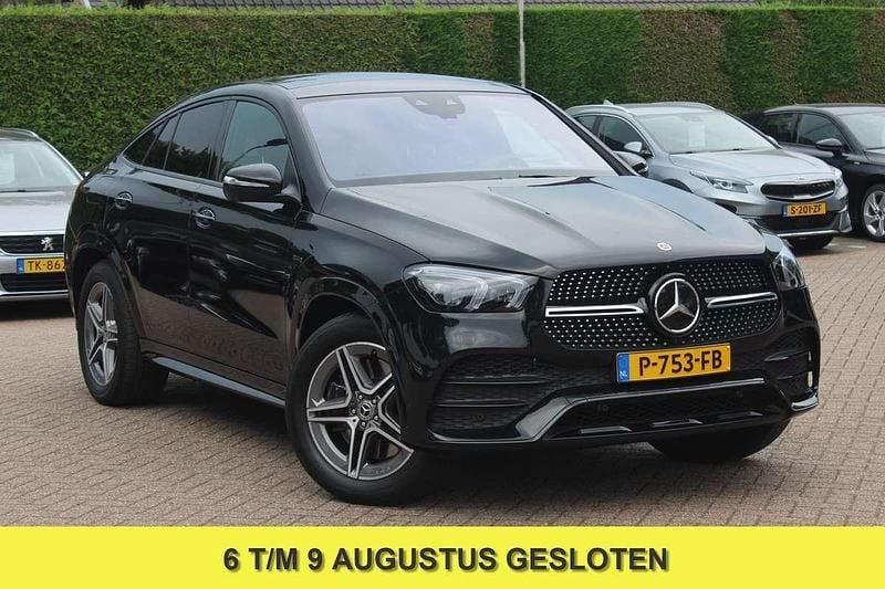Zwart, metallic lak Gebruikt 2021 Mercedes GLE350 Premium Coupé | € 63.950 (Super prijs) - Afbeelding 1/4
