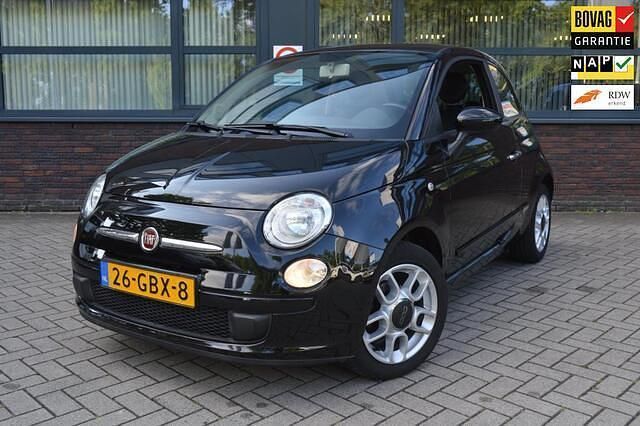 Zwart Gebruikt 2008 Fiat 500 Sport Hatchback | € 6.825 (Iets duurder) - Afbeelding 1/4