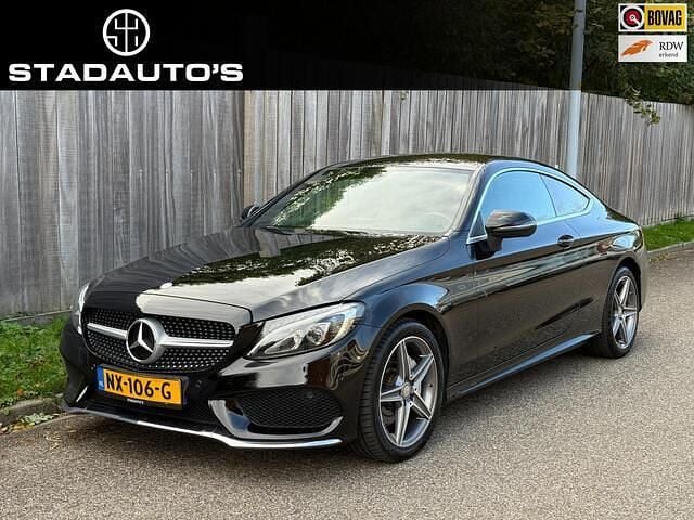 Zwart Gebruikt 2015 Mercedes C180 AMG Coupé | € 20.795 (Goede deal) - Afbeelding 1/4