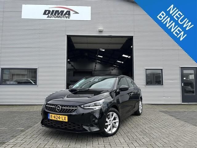 Zwart, metallic lak Gebruikt 2021 Opel Corsa Elegance Hatchback | € 12.750 (Goede deal) - Afbeelding 1/4