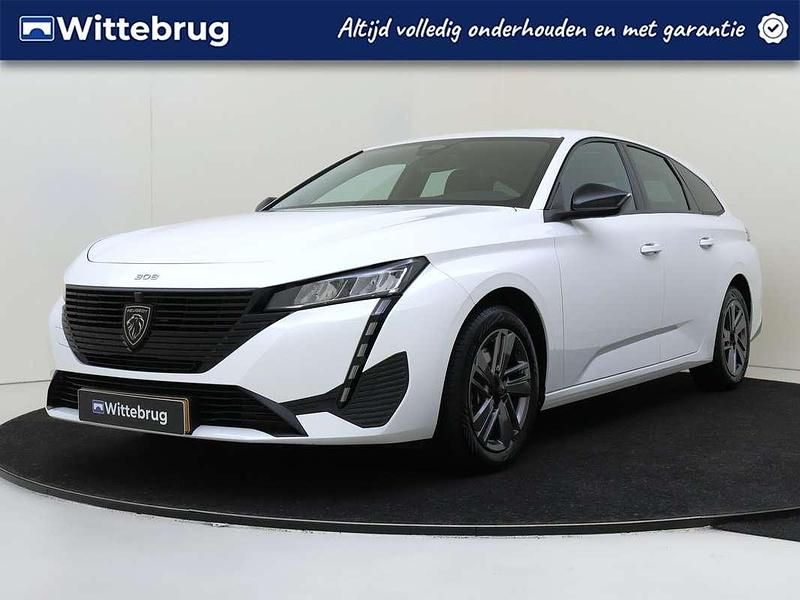 Wit Gebruikt 2023 Peugeot 308 Business-Line Stationwagen | € 23.625 (Goede deal) - Afbeelding 1/3