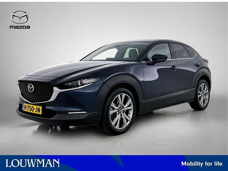 Blauw metallic Gebruikt 2020 Mazda CX-30 Luxury SUV | € 25.945 (Iets duurder) - Afbeelding 1/3