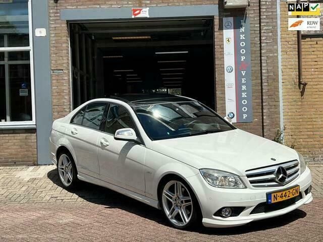 Wit Gebruikt 2008 Mercedes C200 AMG Sedan | € 10.900 (Duur) - Afbeelding 1/4