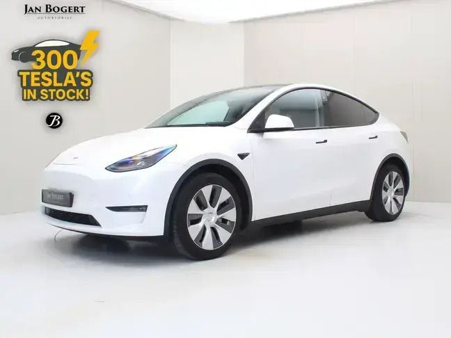 Wit Gebruikt 2021 Tesla Model Y Long Range SUV | € 31.900 (Super prijs) - Afbeelding 1/4