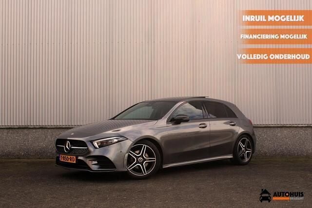 Grijs Occasion 2018 Mercedes A200 AMG line Hatchback | € 25.900 (Duur) - Afbeelding 1/4
