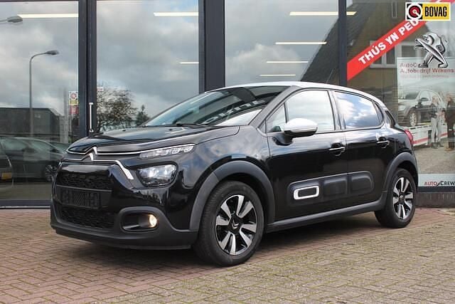Zwart Occasion 2024 Citroën C3 PureTech Hatchback | € 15.150 (Super prijs) - Afbeelding 1/4