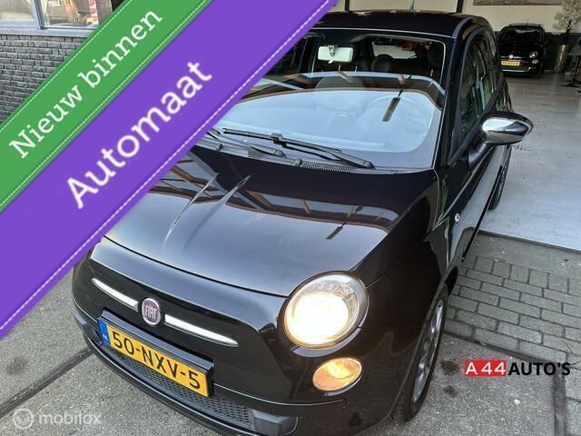 Zwart Gebruikt 2010 Fiat 500 Sport Hatchback | € 5.450 (Eerlijke prijs) - Afbeelding 1/4