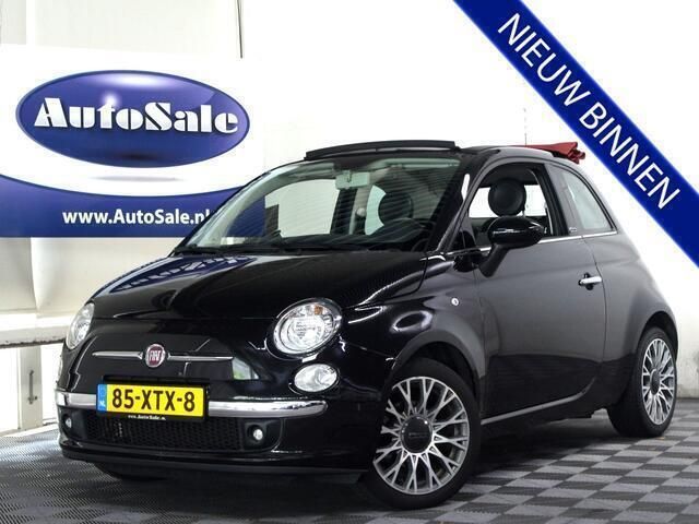 Zwart Gebruikt 2012 Fiat 500C Lounge Cabriolet | € 6.941 (Super prijs) - Afbeelding 1/4