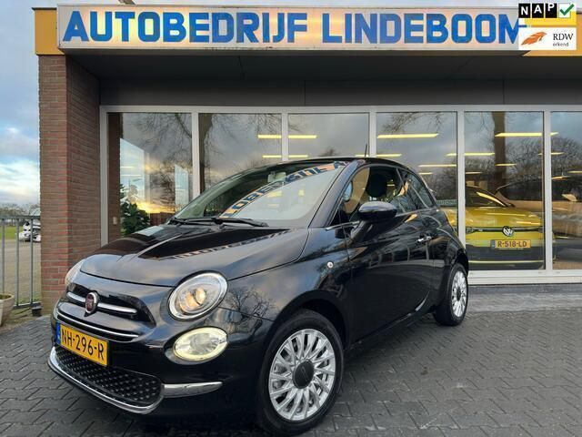 Zwart, metallic lak Gebruikt 2017 Fiat 500 Lounge Hatchback | € 9.995 (Eerlijke prijs) - Afbeelding 1/4
