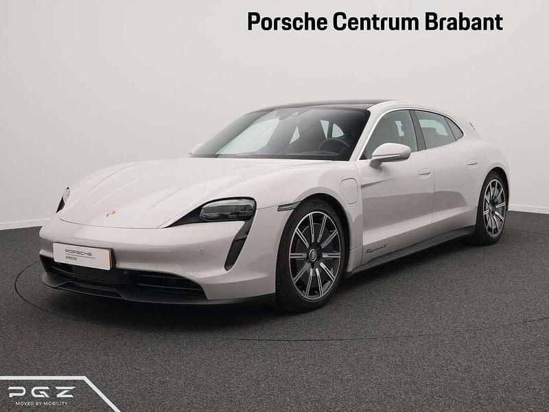 Grijs Gebruikt 2024 Porsche Taycan Sport Turismo Stationwagen | € 84.750 (Super prijs) - Afbeelding 1/4