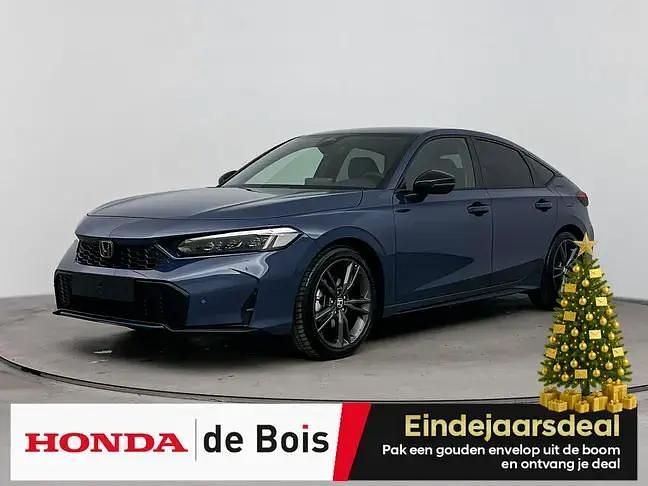 Blauw Nieuw 2025 Honda Civic Sport Hatchback | € 39.740 (Eerlijke prijs) - Afbeelding 1/3