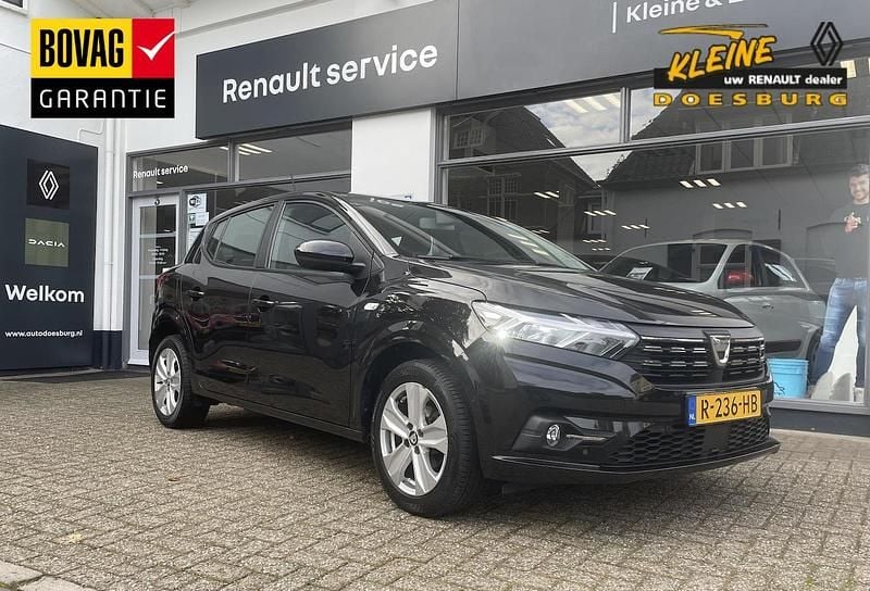 Zwart Gebruikt 2022 Dacia Sandero Comfort Hatchback | € 14.850 (Goede deal) - Afbeelding 1/4