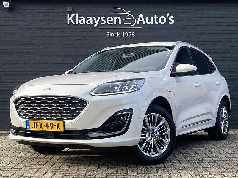 Wit Gebruikt 2023 Ford Kuga Vignale SUV | € 28.950 (Eerlijke prijs) - Afbeelding 1/4