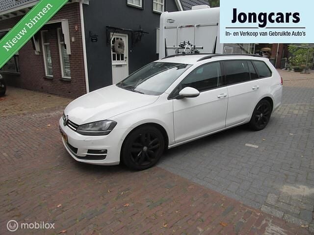 Wit Gebruikt 2014 VW Golf VII Highline Stationwagen | € 3.950 (Super prijs) - Afbeelding 1/4