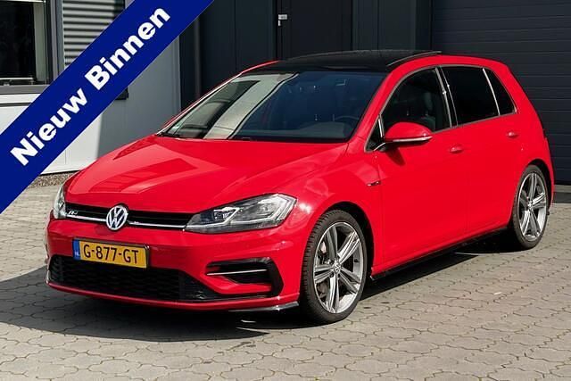 Rood Gebruikt 2019 VW Golf VII R-line Hatchback | € 18.950 (Super prijs) - Afbeelding 1/4