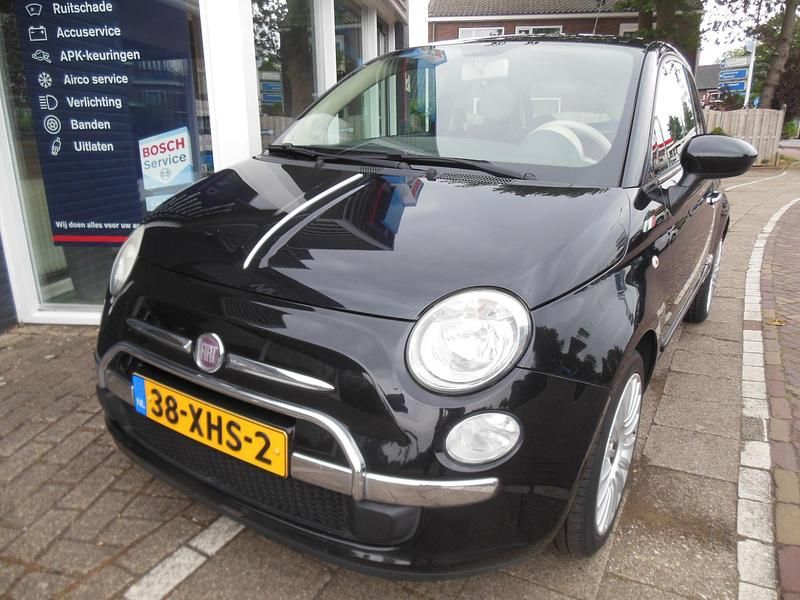 Occasion Fiat 500 Lounge 86 PK (63 kW) 2012 Zwart Hatchback