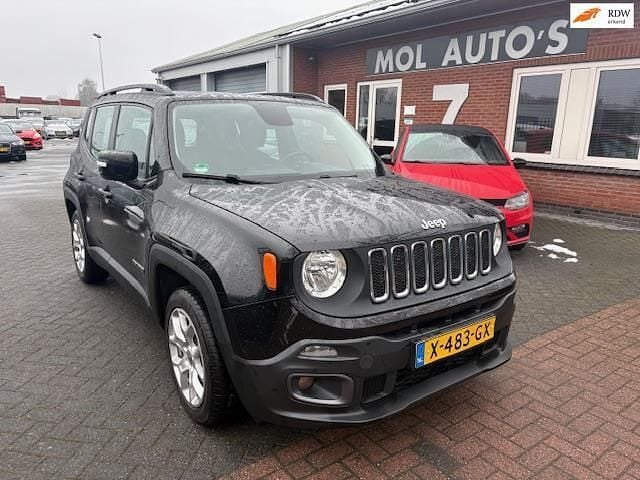 Zwart Occasion 2015 Jeep Renegade Longitude SUV | € 8.500 (Super prijs) - Afbeelding 1/4