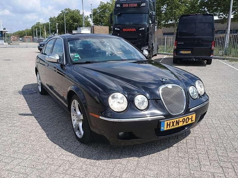 Zwart Gebruikt 2007 Jaguar S-Type Executive Sedan | € 7.250 (Super prijs) - Afbeelding 1/4