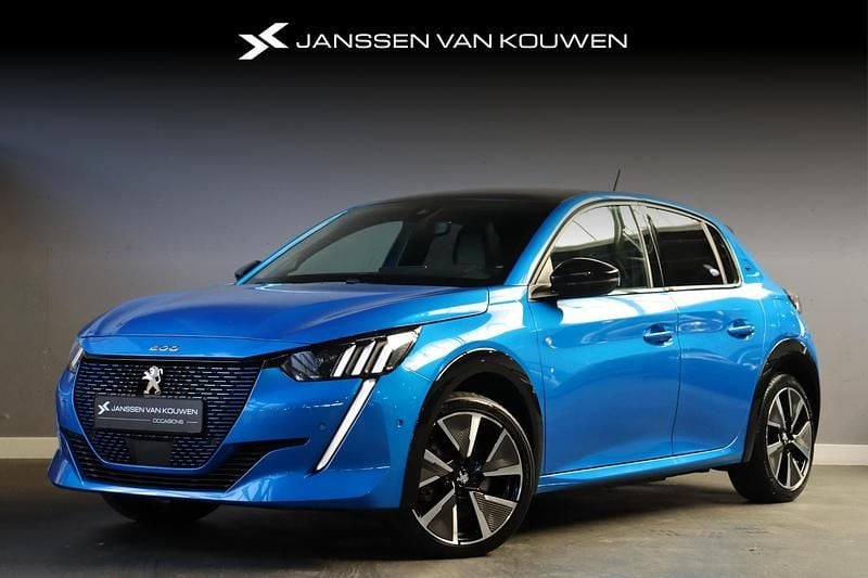 Blauw Gebruikt 2020 Peugeot e-208 GTi Hatchback | € 15.895 (Iets duurder) - Afbeelding 1/4