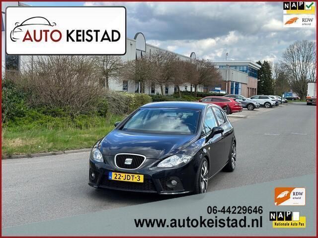 Zwart, metallic lak Gebruikt 2009 Seat Leon FR Hatchback | € 3.950 (Iets duurder) - Afbeelding 1/4