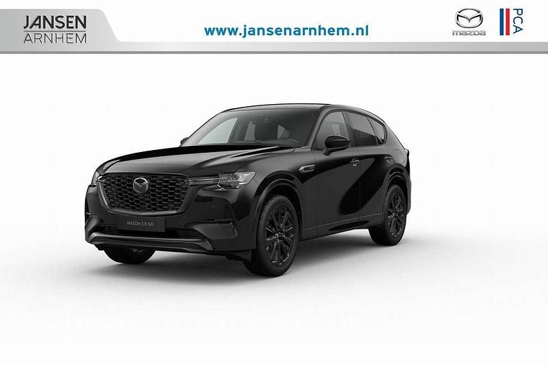 Zwart Nieuw 2025 Mazda CX-60 Homura-Line SUV | € 64.840 - Afbeelding 1/4