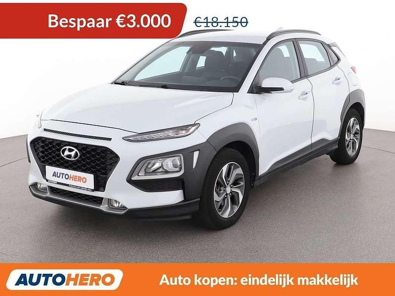 Wit Occasion 2019 Hyundai Kona SUV | € 15.349 (Super prijs) - Afbeelding 1/3