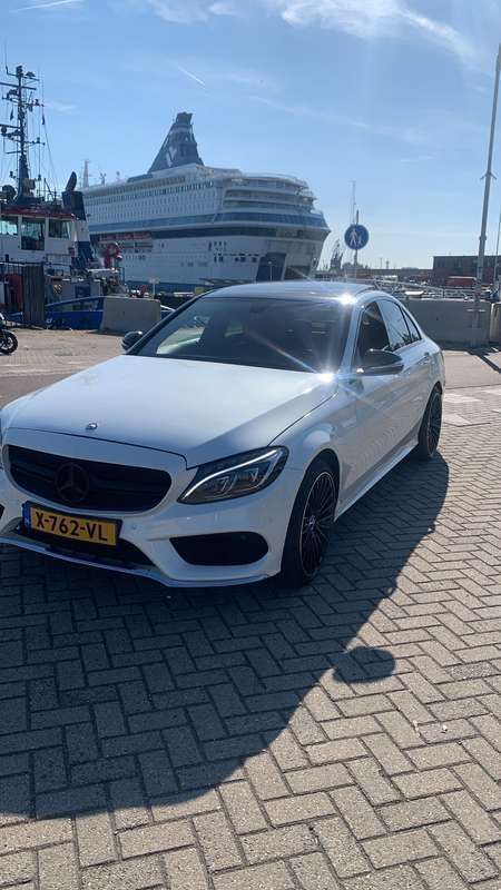 Wit Gebruikt 2014 Mercedes C250 AMG Sedan | € 20.499 (Super prijs) - Afbeelding 1/4