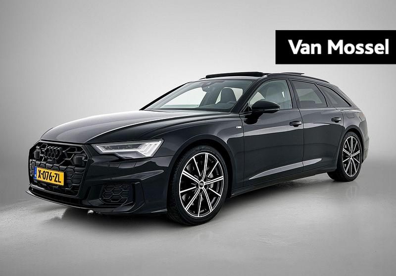 Zwart Gebruikt 2024 Audi A6 Sport Stationwagen | € 54.900 (Duur) - Afbeelding 1/4