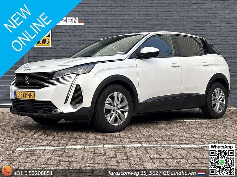 Wit Occasion 2021 Peugeot 3008 Active SUV | € 12.000 (Super prijs) - Afbeelding 1/4