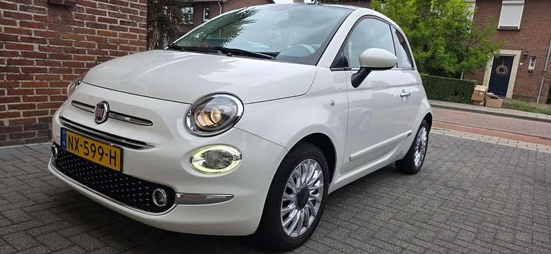 Wit Occasion 2016 Fiat 500 Lounge Hatchback | € 8.500 (Eerlijke prijs) - Afbeelding 1/4