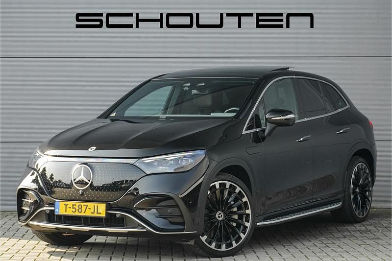 Zwart Gebruikt 2023 Mercedes EQE350 AMG line SUV | € 61.900 - Afbeelding 1/4