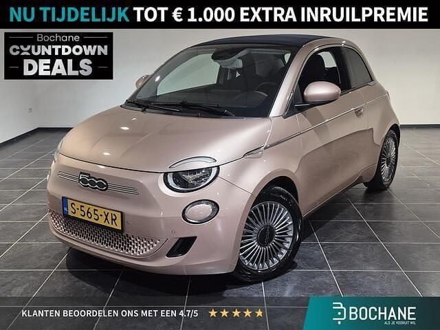 Rood Occasion 2023 Fiat 500e Cabriolet | € 19.899 (Goede deal) - Afbeelding 1/4