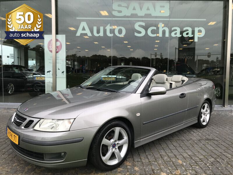 Grijs, metallic lak Gebruikt 2005 Saab 9-3 Cabriolet Vector Cabriolet | € 9.500 (Eerlijke prijs) - Afbeelding 1/4