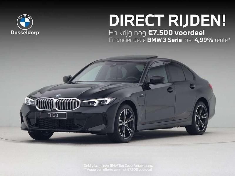 Zwart Nieuw 2025 BMW 330e M Sport Sedan | € 65.278 (Super prijs) - Afbeelding 1/4