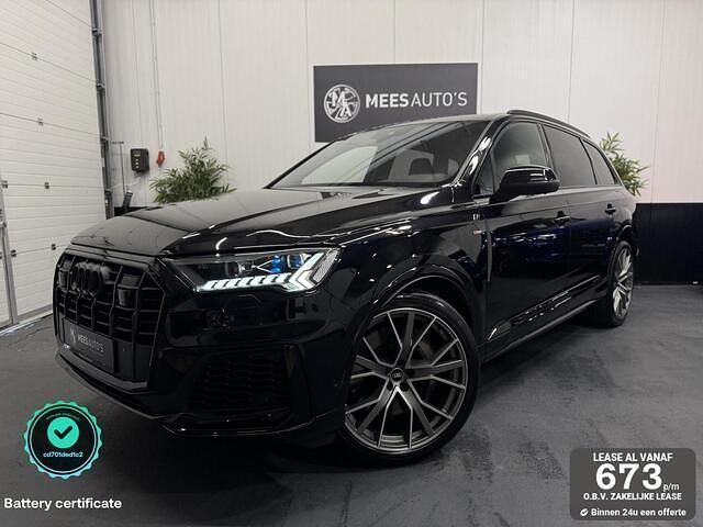 Zwart Gebruikt 2021 Audi Q7 S-Line SUV | € 50.850 (Super prijs) - Afbeelding 1/4