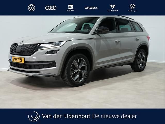Grijs (metallic) Occasion 2020 Skoda Kodiaq Business Line SUV | € 24.550 (Eerlijke prijs) - Afbeelding 1/4