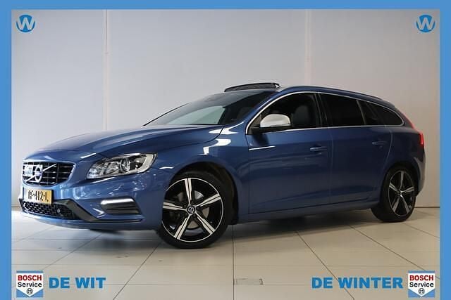 Blauw Gebruikt 2018 Volvo V60 Business Edition Stationwagen | € 17.950 (Super prijs) - Afbeelding 1/4