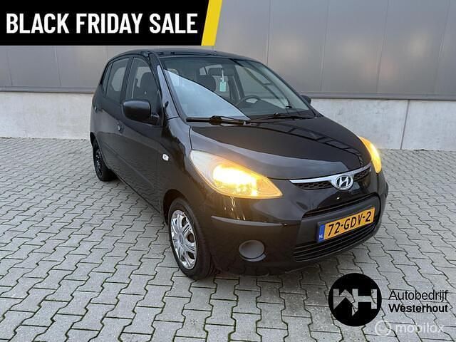 Zwart Gebruikt 2008 Hyundai i10 Active Hatchback | € 1.695 (Eerlijke prijs) - Afbeelding 1/4
