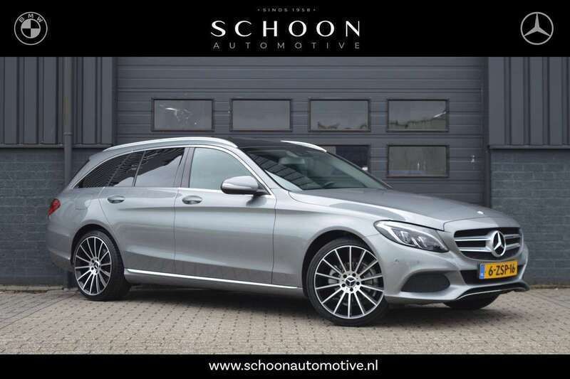 Grijs, metallic lak Gebruikt 2015 Mercedes C180 Ambition Stationwagen | € 18.950 (Eerlijke prijs) - Afbeelding 1/3