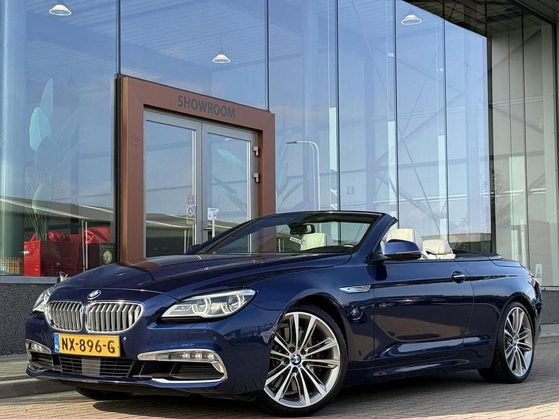 Blauw Gebruikt 2016 BMW 650 Cabriolet Executive Cabriolet | € 47.995 - Afbeelding 1/4