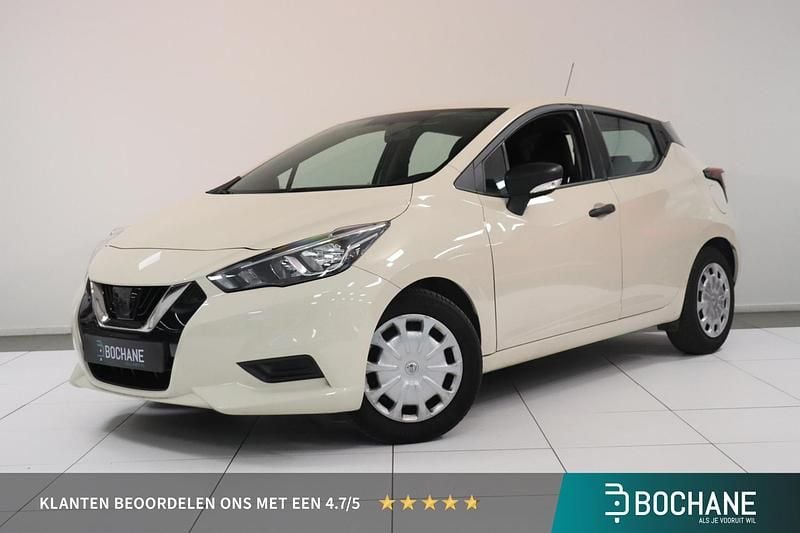 Wit Occasion 2020 Nissan Micra Visia Hatchback | € 10.495 (Goede deal) - Afbeelding 1/4